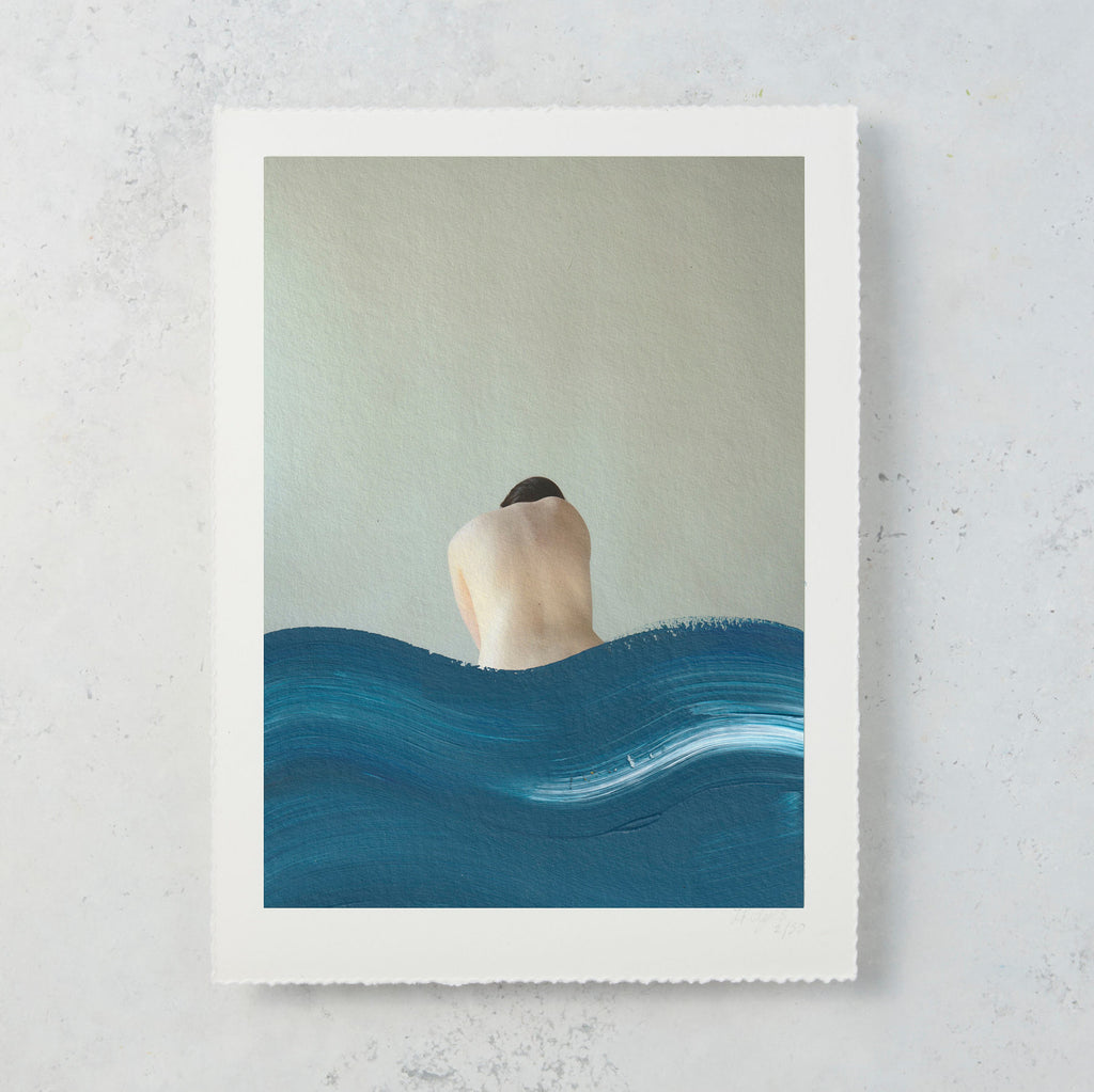 Half Girl - Original Hand Painted Art Print