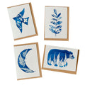 Sillhoettes ~ Set of 4 Greeting Cards