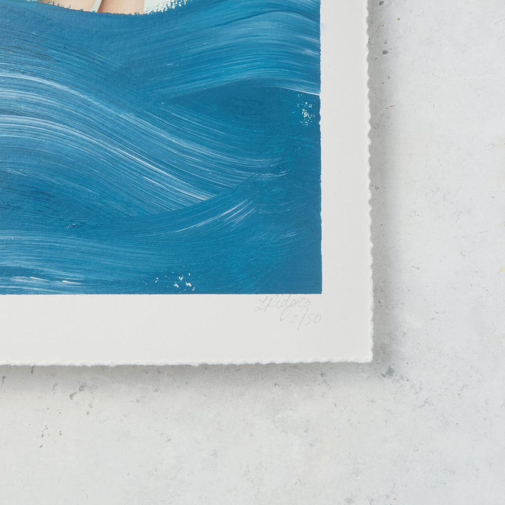 Half Girl Sea Legs - Original Hand Painted Art Print