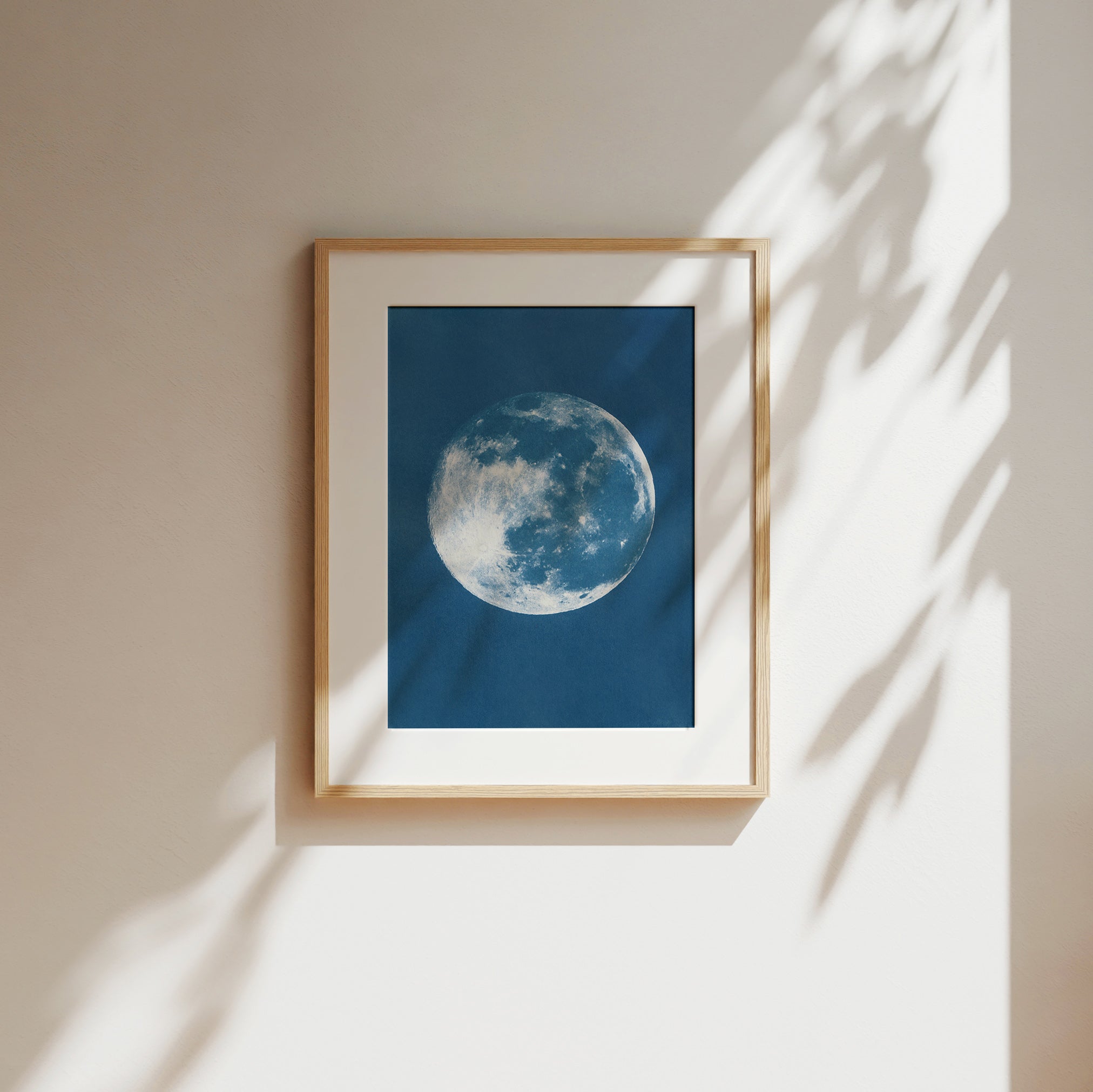 Moon - Original Cyanotype Print