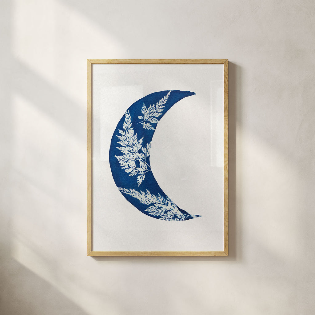 Floral Moon Sillhouette