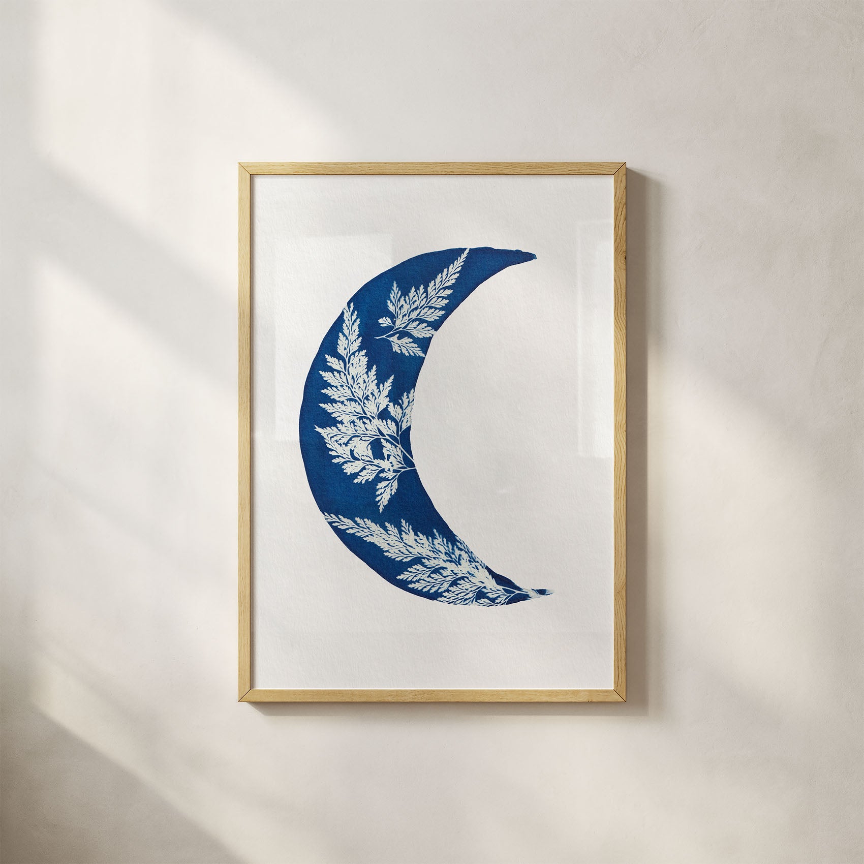 Floral Moon Sillhouette