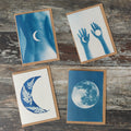 Moon Lover ~ Set of 4 Greeting Cards