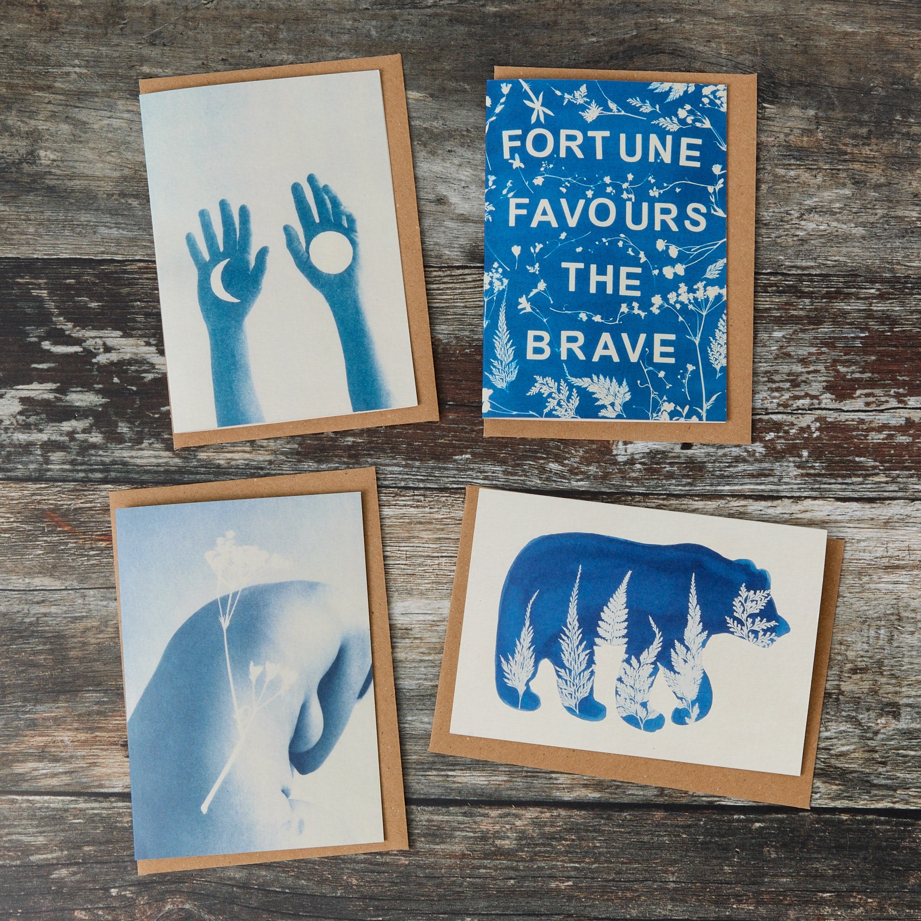 Favourites ~ Set of 4 Greeting Cards