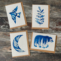 Sillhoettes ~ Set of 4 Greeting Cards