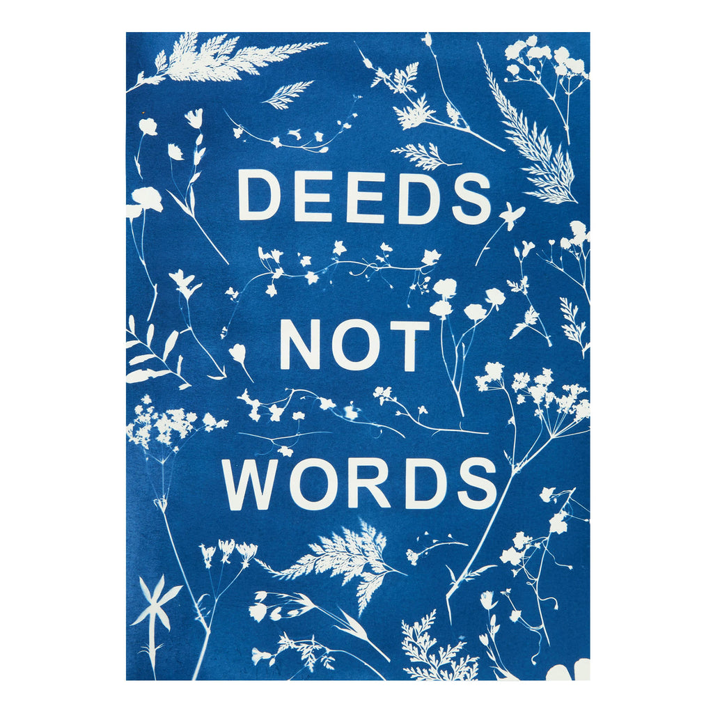 Deeds Not Words Poster Print