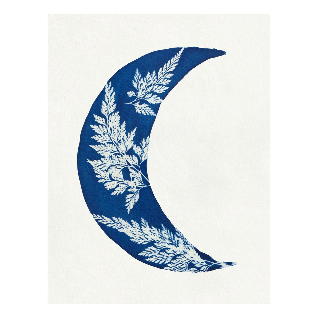Floral Moon Sillhouette