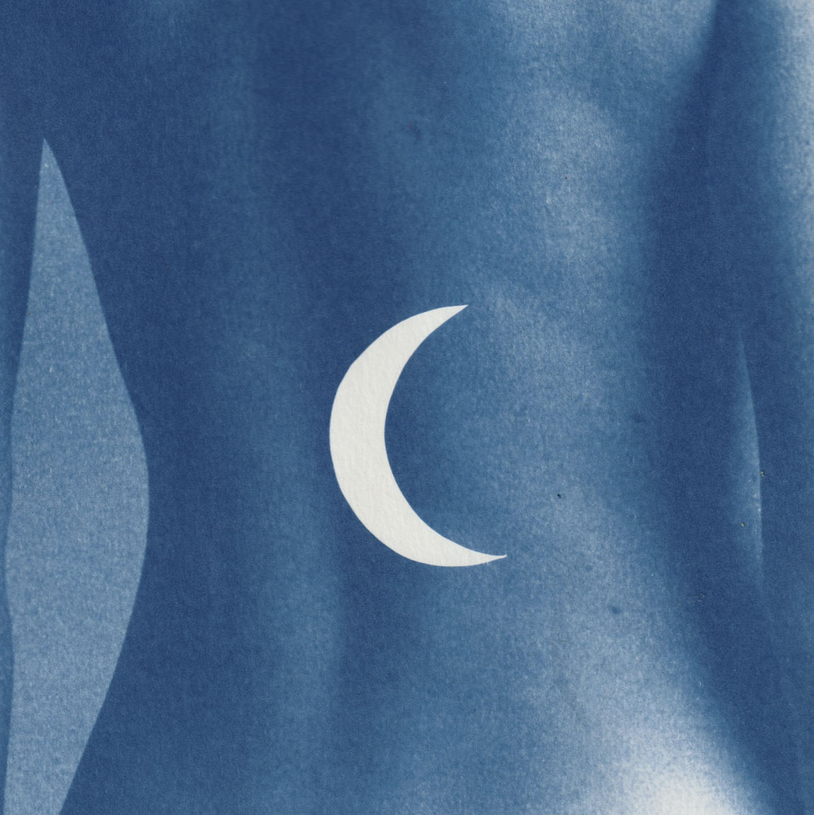 Paper Moon - Original Cyanotype Print Print