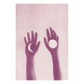 Moon Hands in Pink - Digital Print