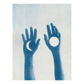 Moon Hands - Original Cyanotype Print