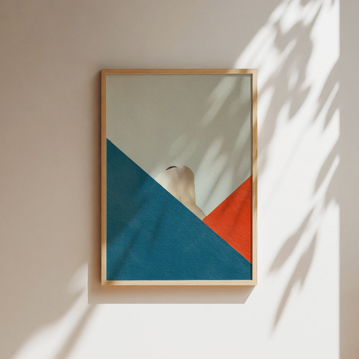 Half Girl Geometric - Digital Print